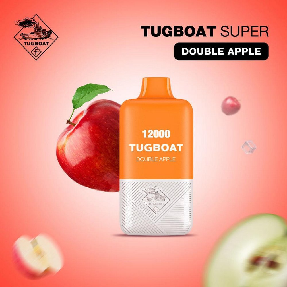 Double Apple| Tugboat Super 12000puffs