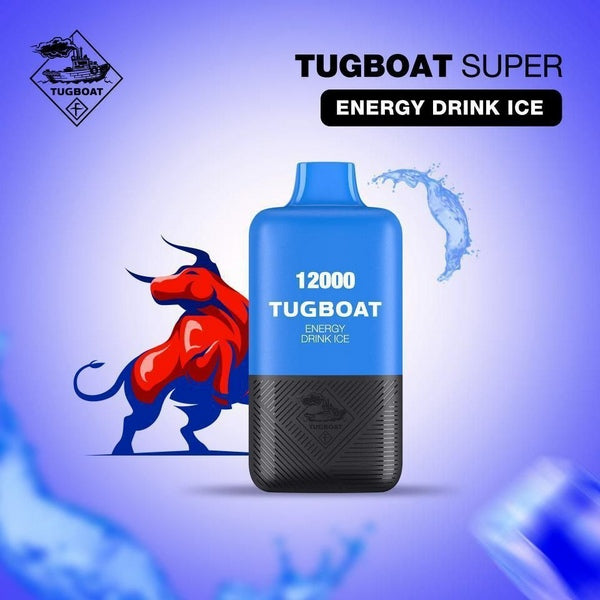 Energy Drink Ice| Tugboat Super 12000puffs