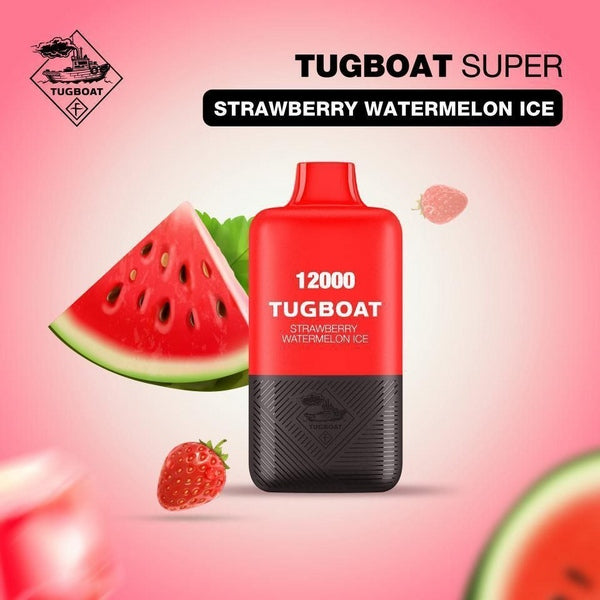 Strawberry Watermelon Ice| Tugboat Super 12000puffs