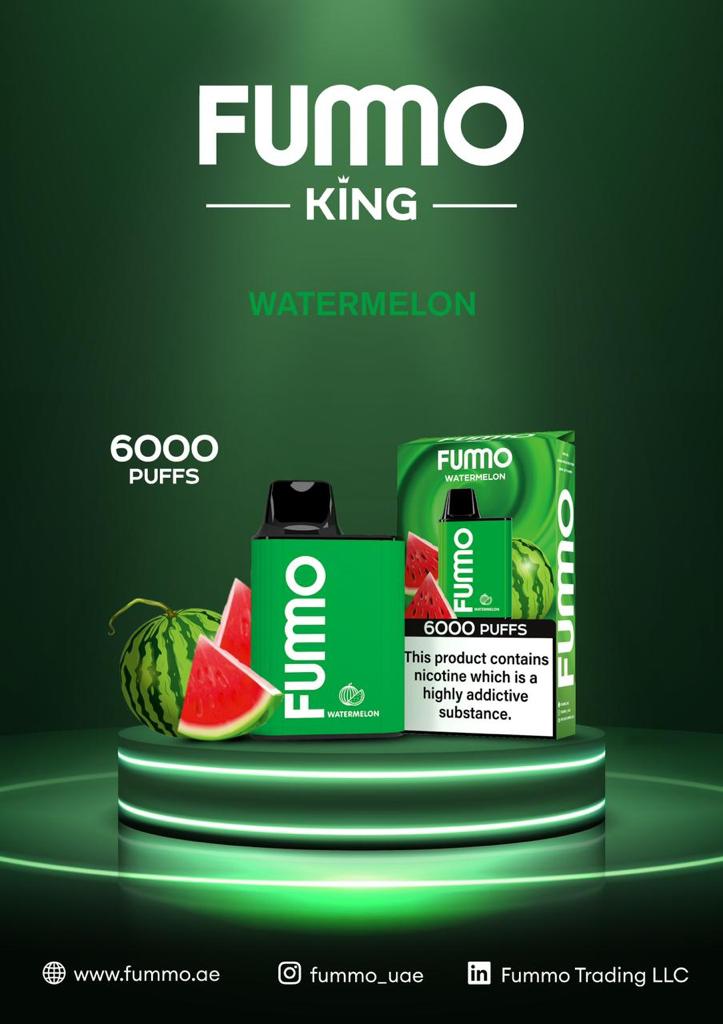 Watermelon| Fummo King 6000 Puffs