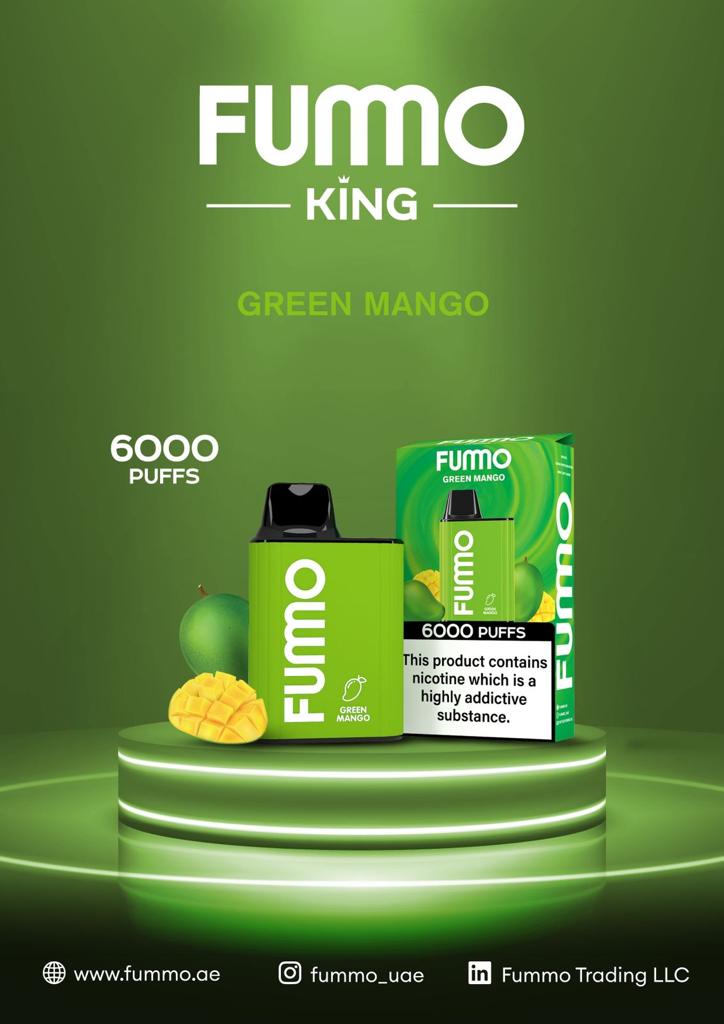 Green Mango| Fummo King 6000 Puffs