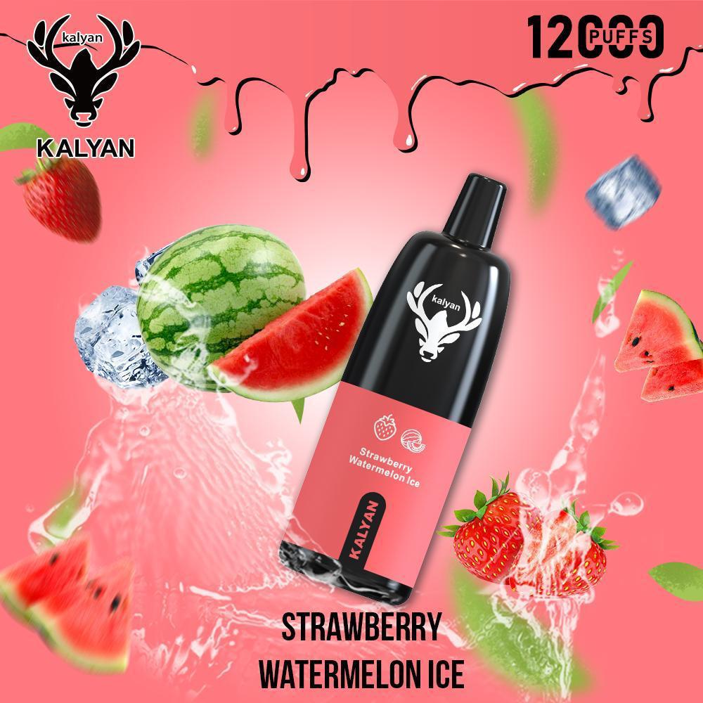 Strawberry Watermelon Ice| Kalyan 12000Puffs