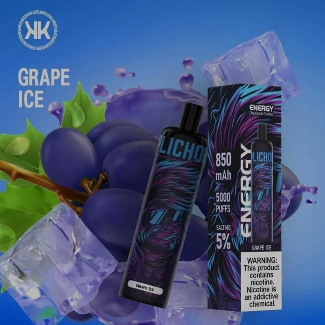 Grape Ice| Energy 5000puffs