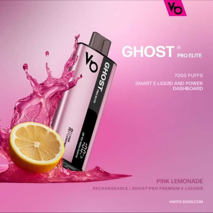 Pink Lemonade| Ghost Pro Elite 7000puffs