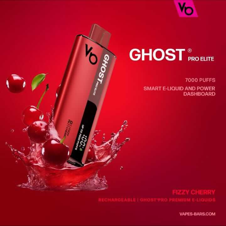 Fizzy Cherry| Ghost Pro Elite 7000puffs