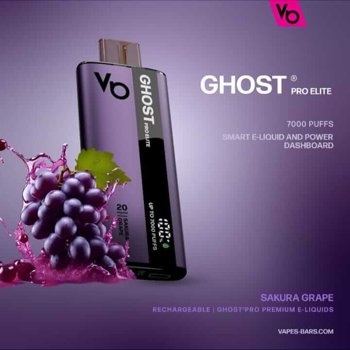 Sakura Grape| Ghost Pro Elite 7000puffs