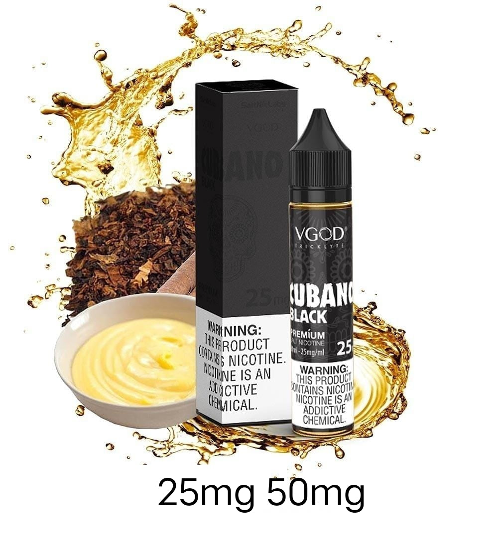 Cubano Black| VGOD Saltnic E-Juice