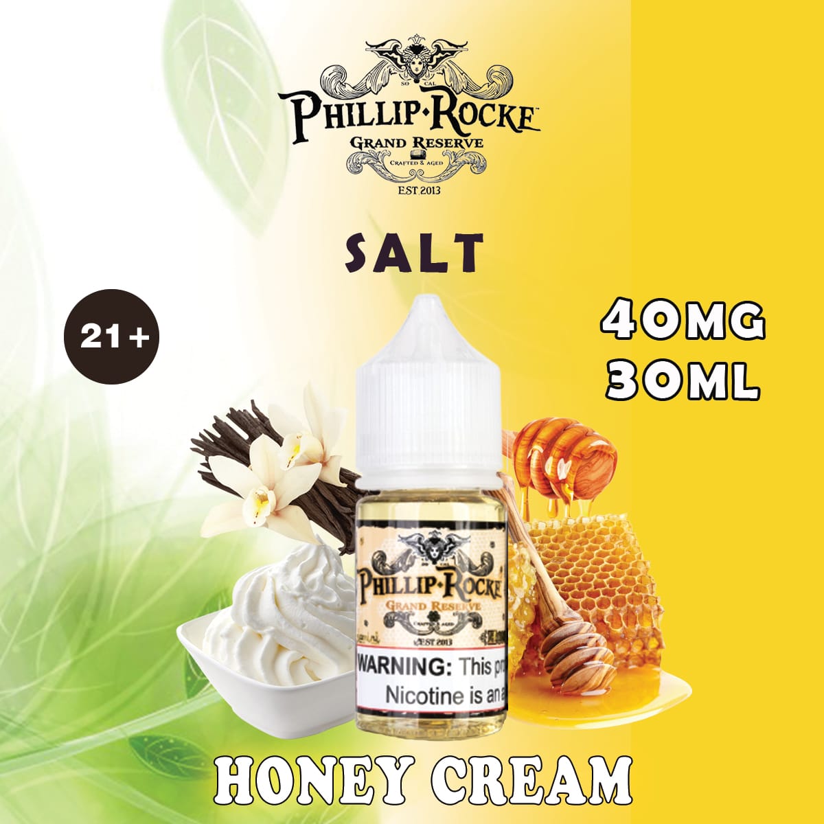 Honey Cream|  Phillip Rocke 30ML