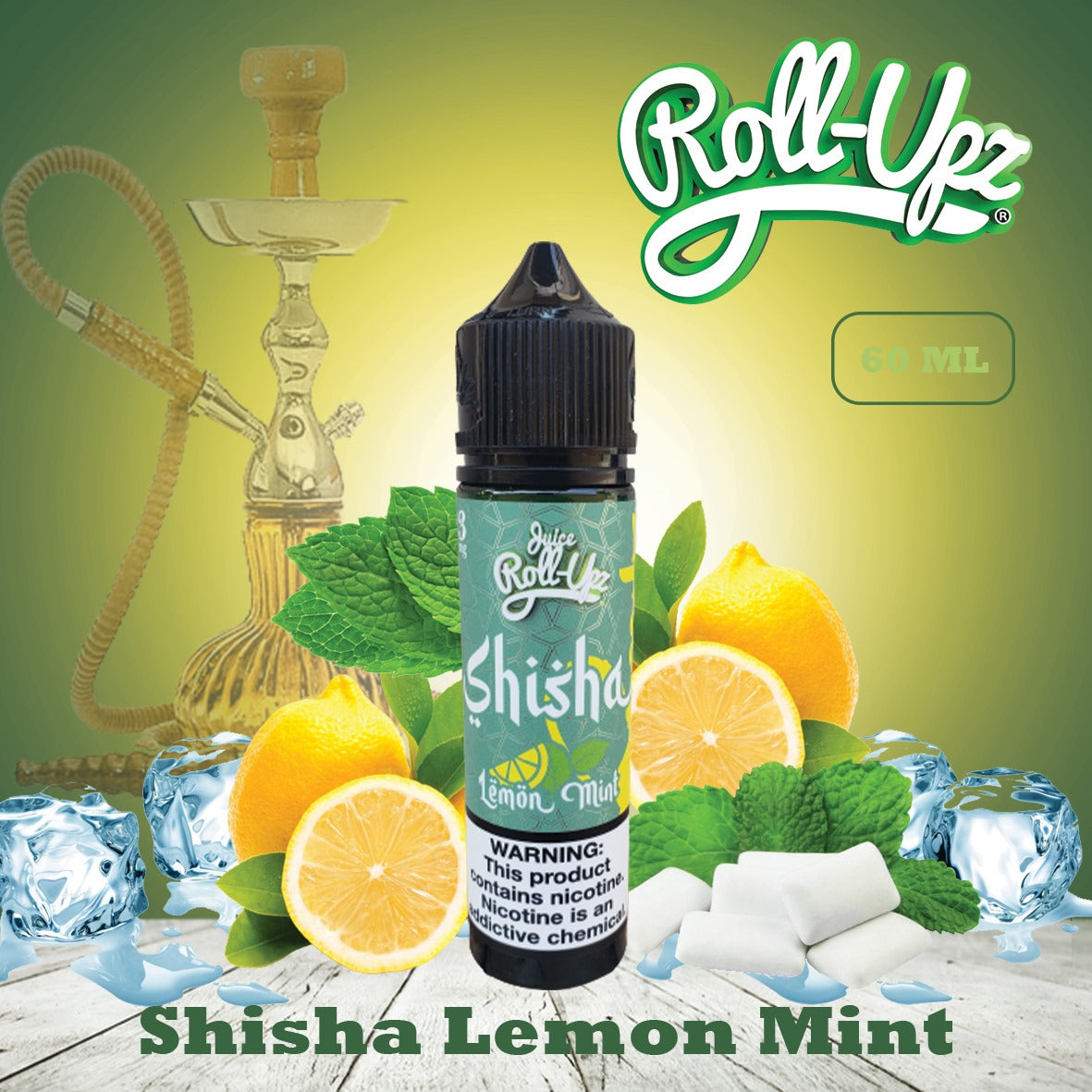 Shisha Lemon Mint| Roll-Upz