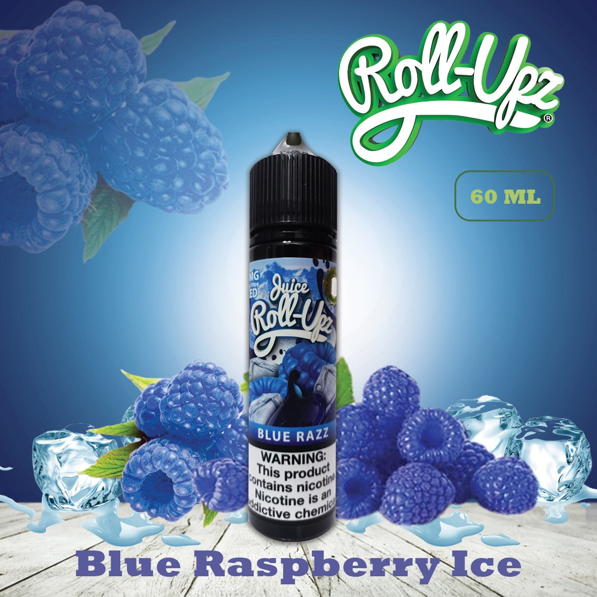 Blue Raspberry Ice| Roll-Upz