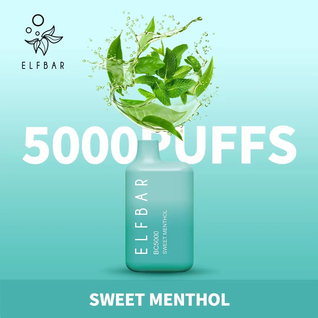 Sweet Menthol| Elf Bar Bc5000 Puffs