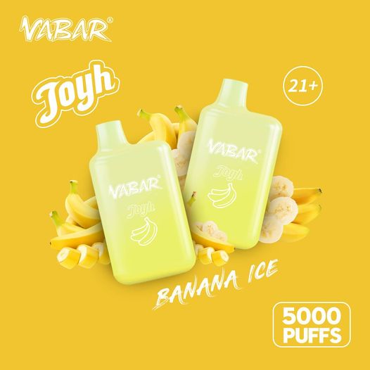 Banana Ice| Vabar Joyh 5000 Puffs