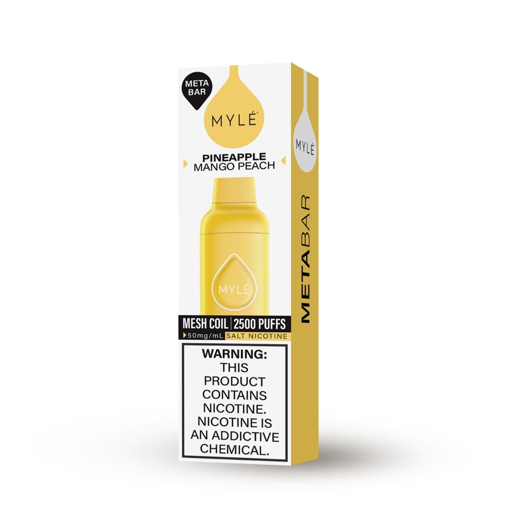 Pineapple Mango Peach| Myle Meta Bar 2500 Puffs