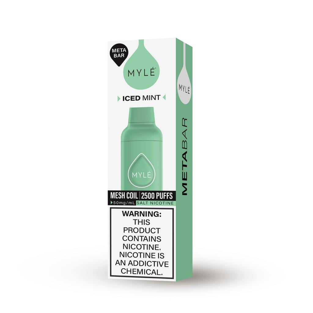 Iced Mint| Myle Meta Bar 2500 Puffs