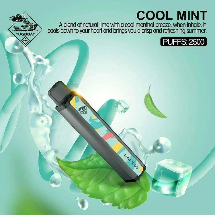 Cool Mint| Tugboat 2500puffs