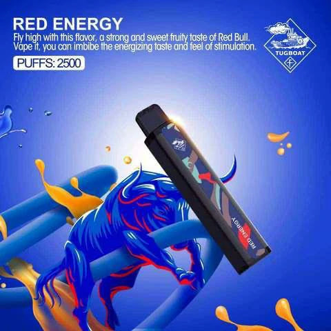 Red Energy| Tugboat 2500puffs