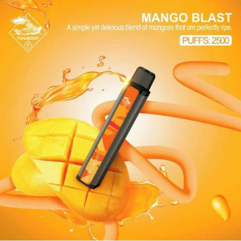 Mango Blast| Tugboat 2500puffs