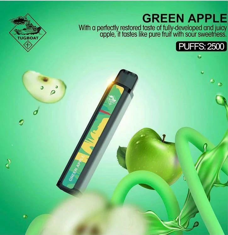 Green Apple| Tugboat 2500puffs