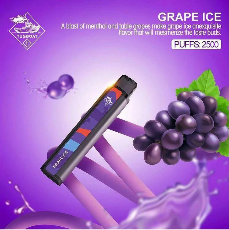 Grape Ice| Tugboat 2500puffs