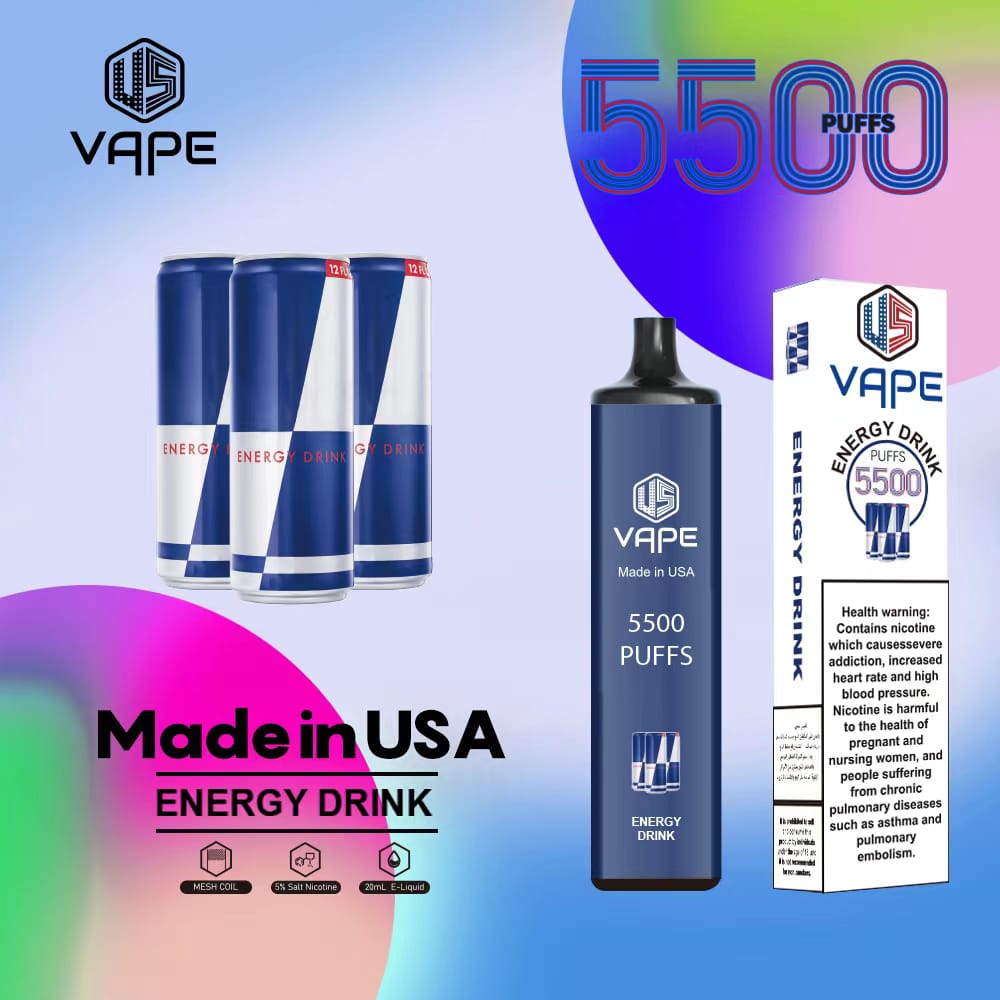 Energy Drink| US Disposable vape 5500 Puffs