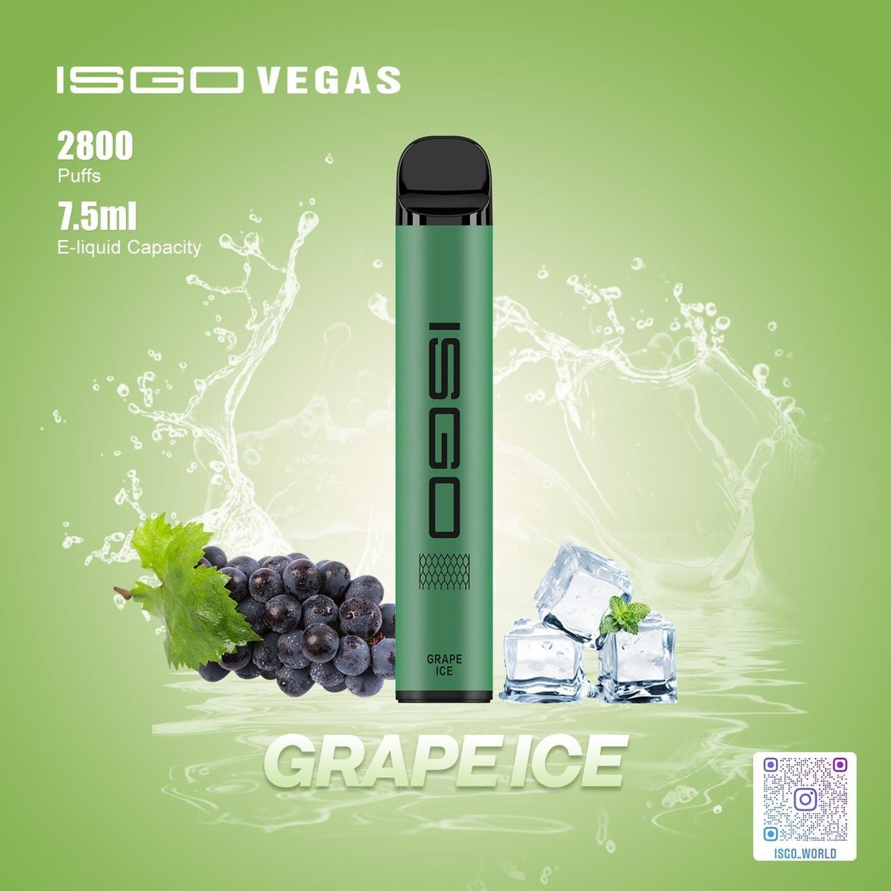 Grape Ice| ISGO VEGAS 2800 Puffs