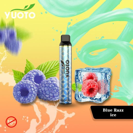 Blue Razz Ice| Yuoto Luscious 3000 Puffs