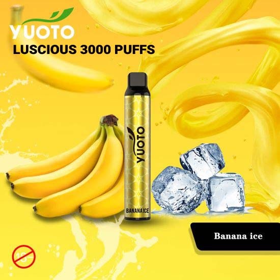 Banana Ice| Yuoto Luscious 3000 Puffs