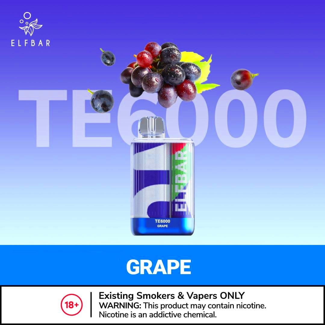 Grape| ELF BAR TE6000