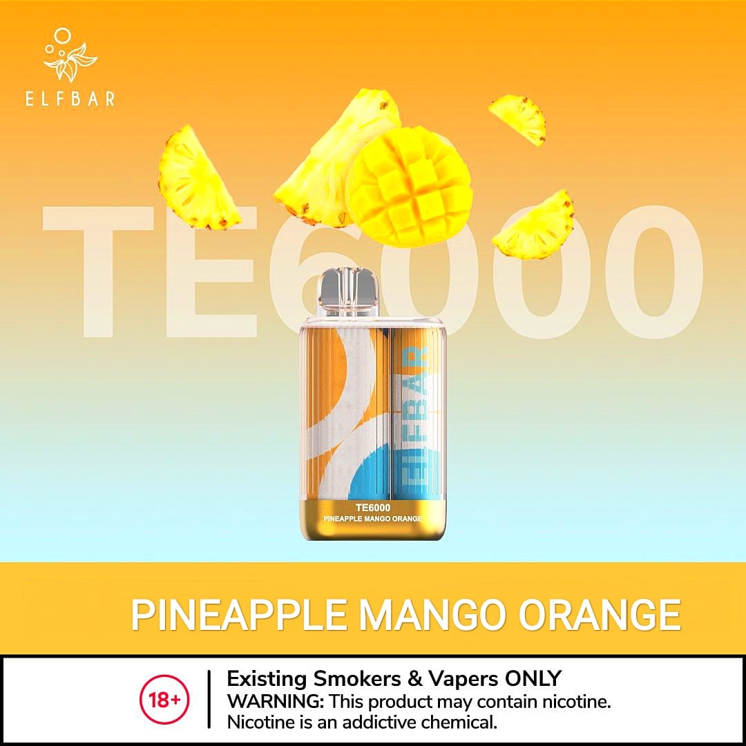 Pineapple Mango Orange| ELF BAR TE6000