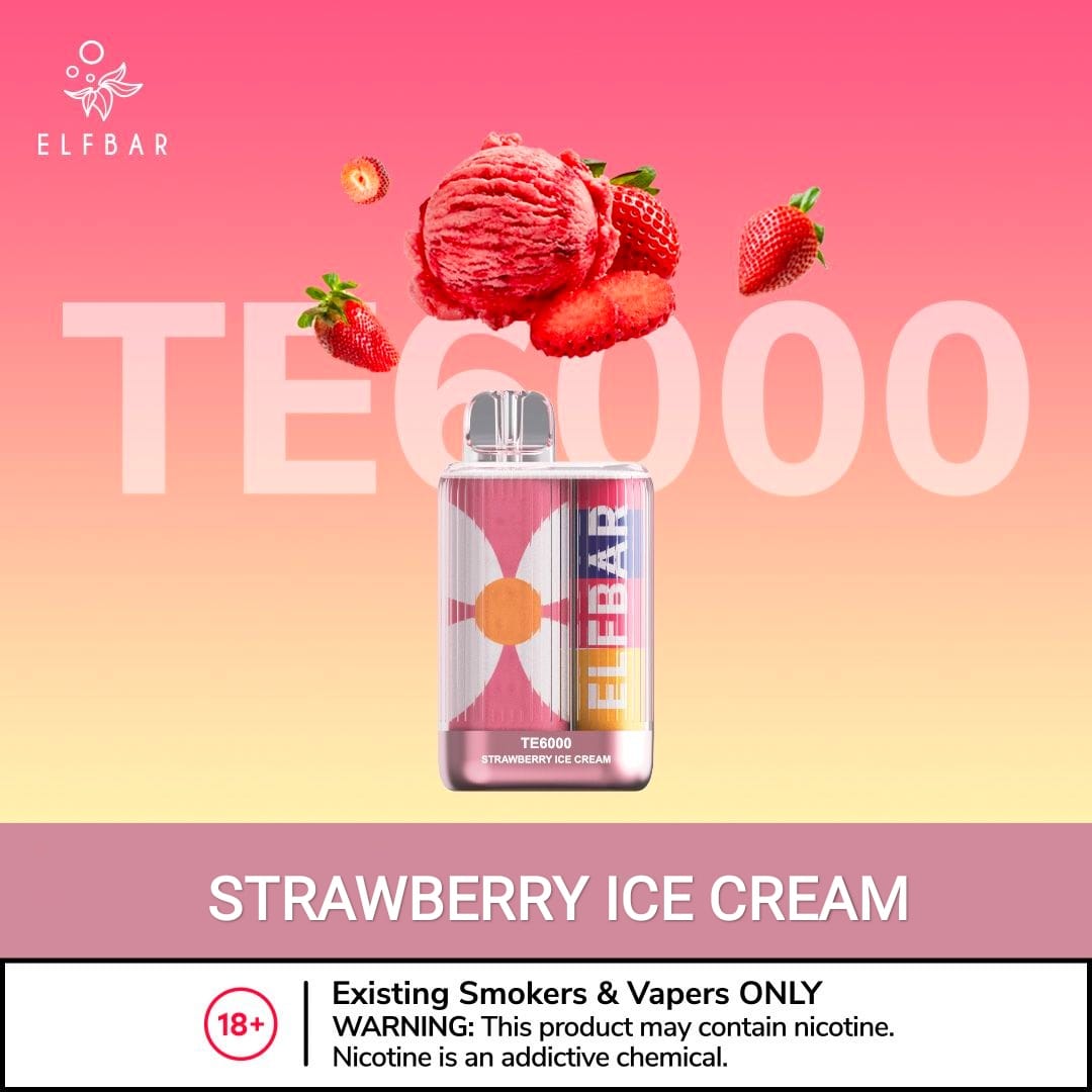 Strawberry Ice Cream| ELF BAR TE6000