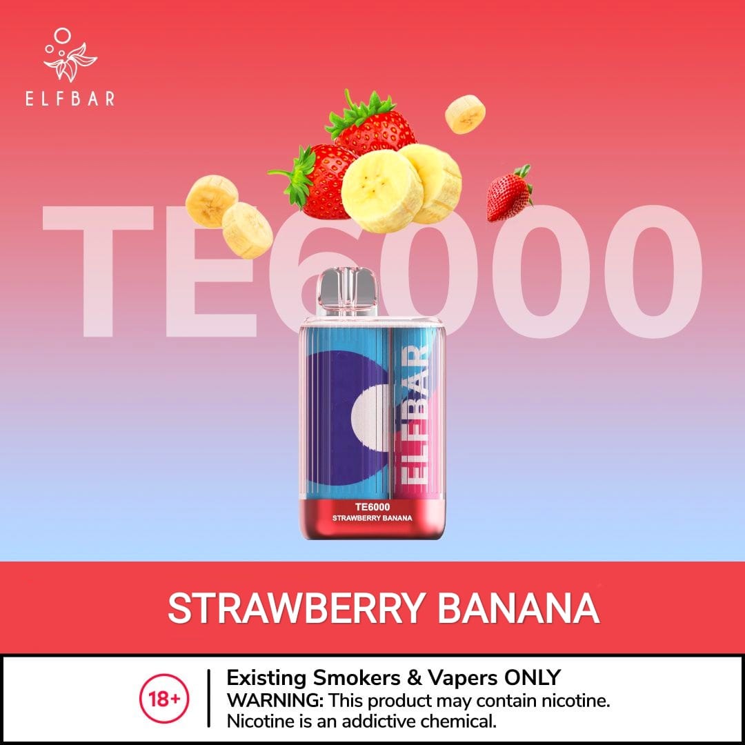 Strawberry Banana| ELF BAR TE6000