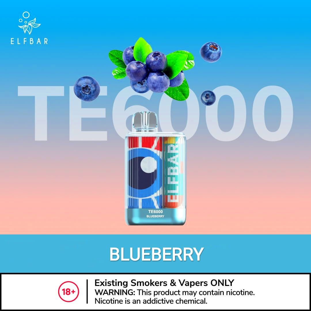 Blueberry| ELF BAR TE6000