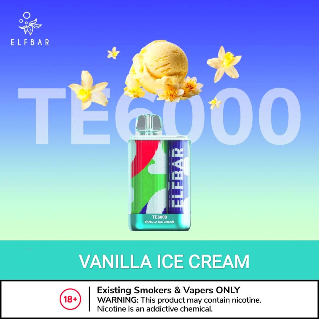 Vanilla Ice Cream| ELF BAR TE6000