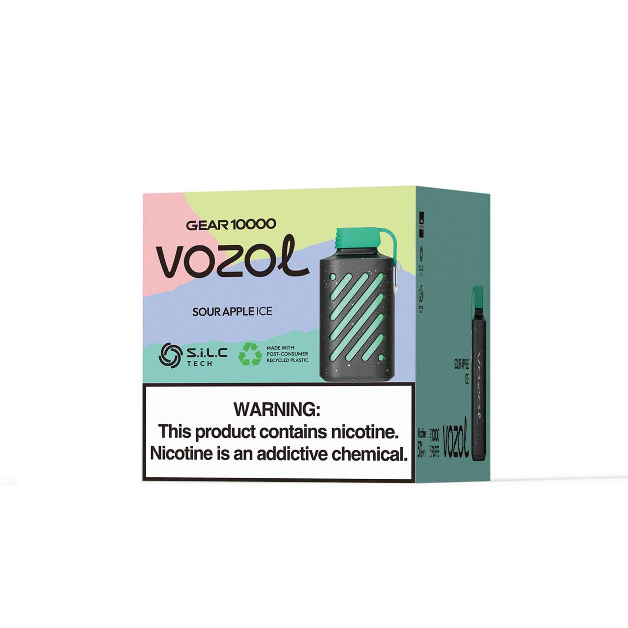 Sour Apple Ice| Vozol Gear 10000