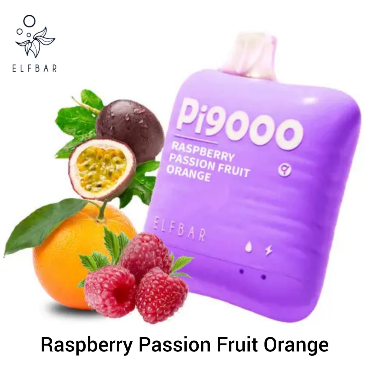 Raspberry Passion Fruit Orange| ElfBar Pi9000