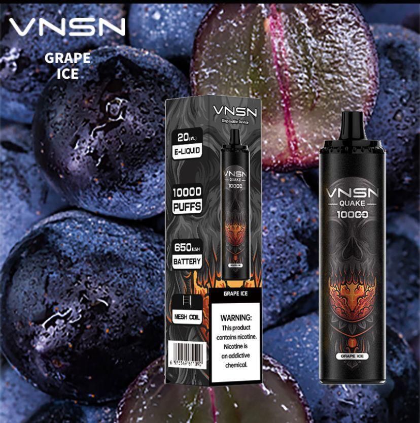 Grape Ice| VNSN Quake 10000 Puffs