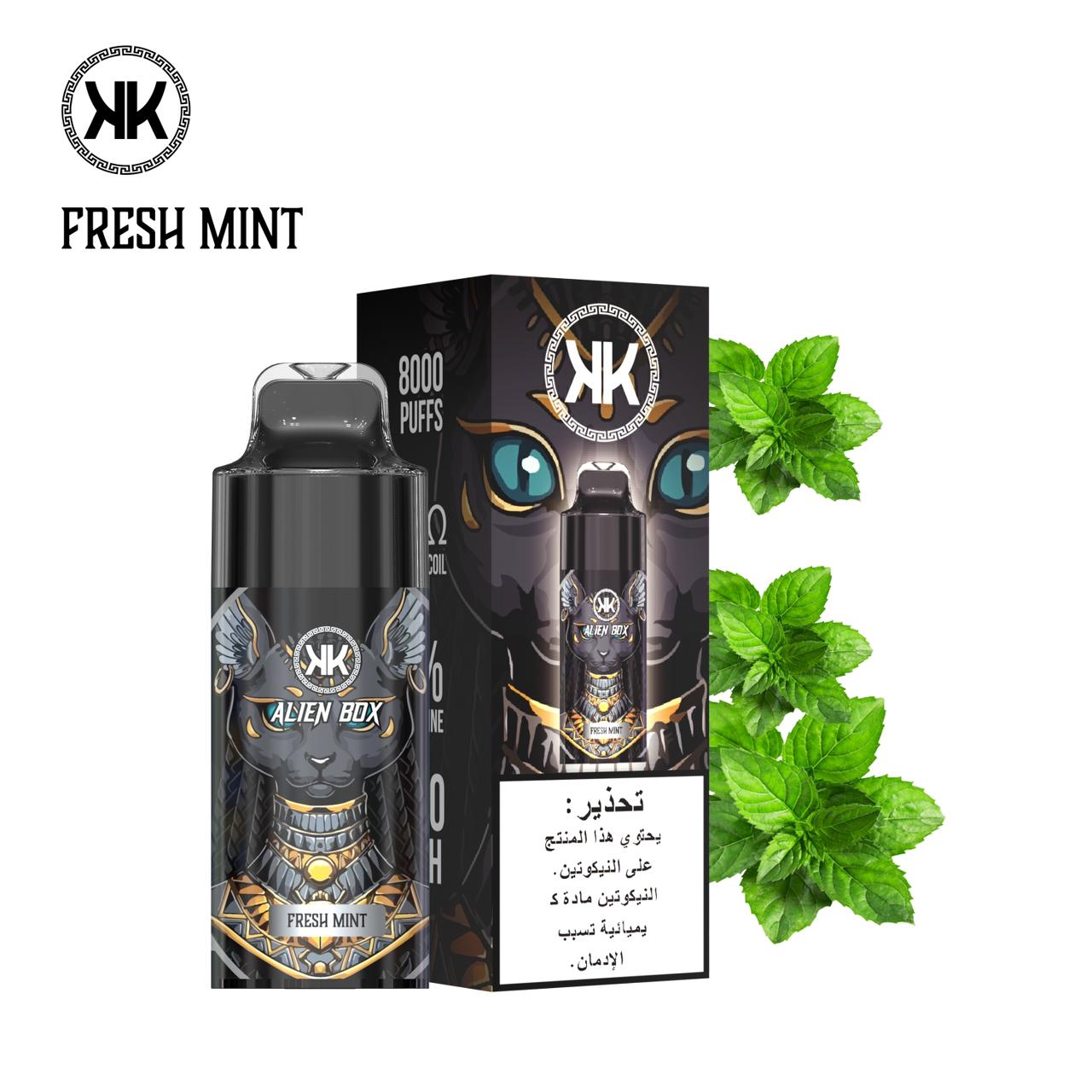 Fresh Mint| KK Alien Box 8000 puffs