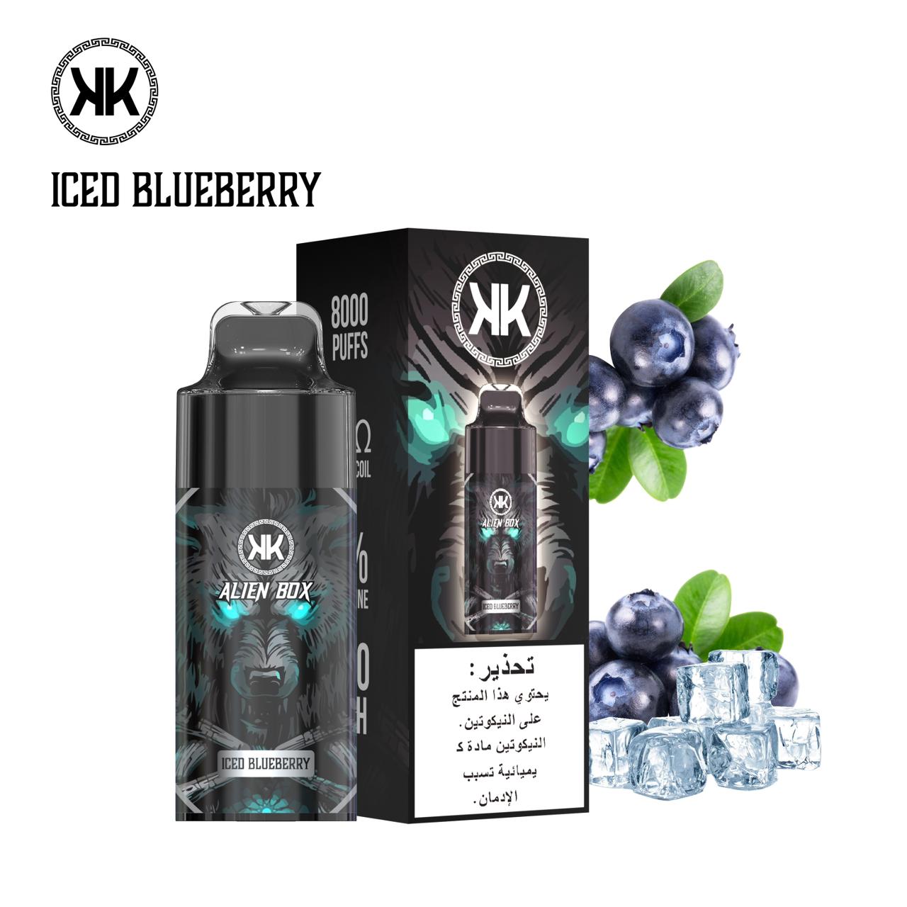 Iced Blueberry| KK Alien Box 8000 puffs