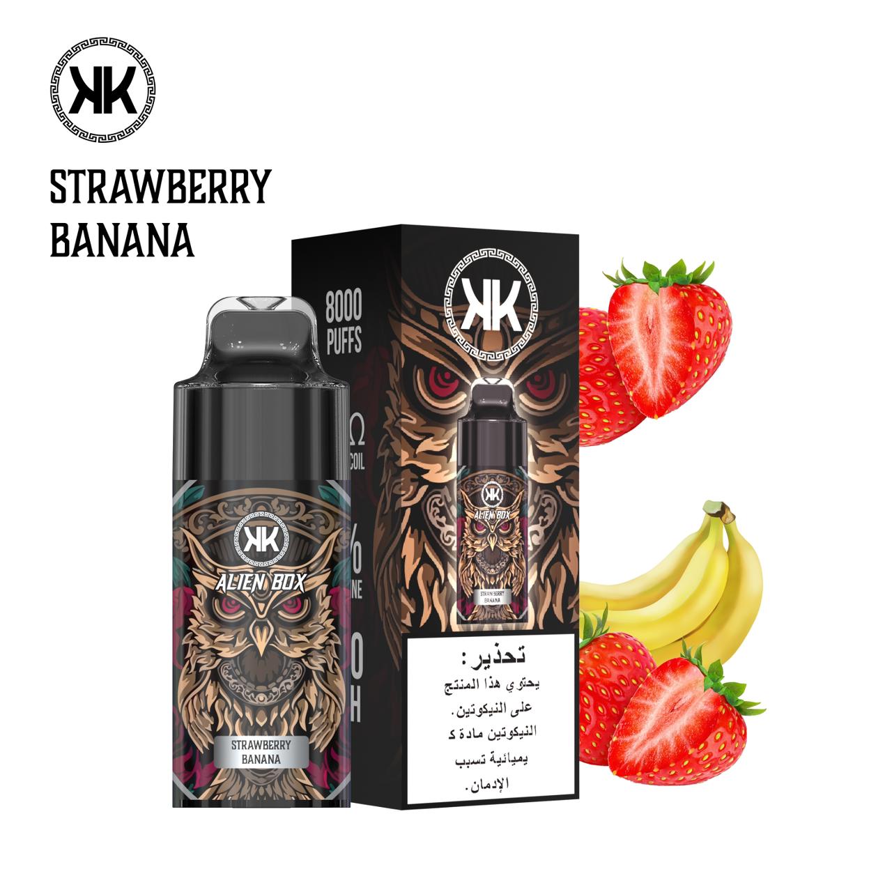 Strawberry Banana| KK Alien Box 8000 puffs