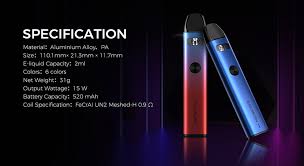 Specification| Uwell Caliburn A2