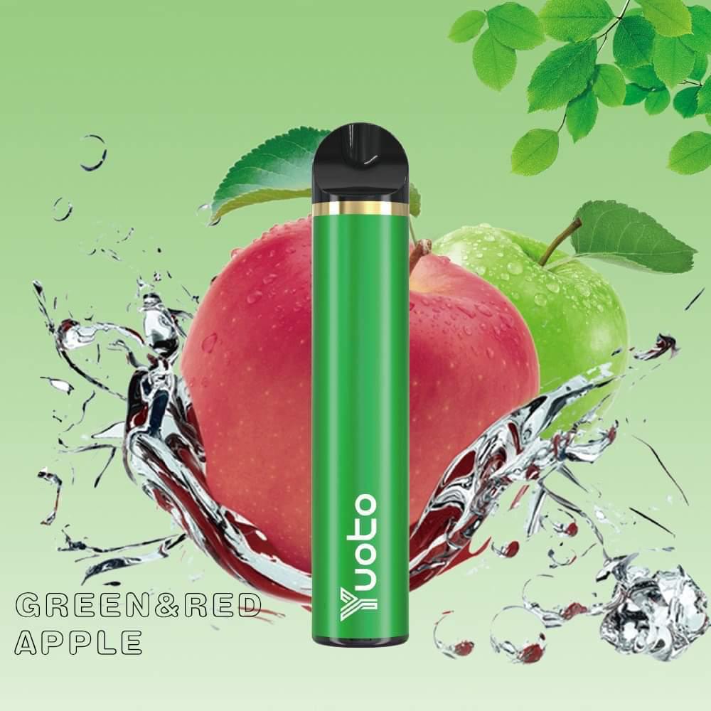 Green&Red Apple| Yuoto 1500 Puffs